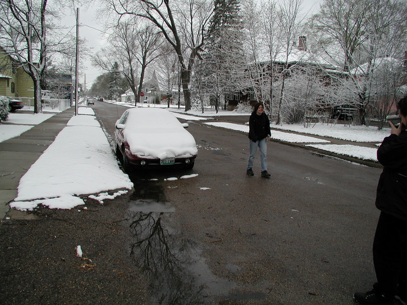 IT FREAKIN' SNOWED!