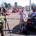 UWSP student television interviewed Lonnie for their Trivia coverage.