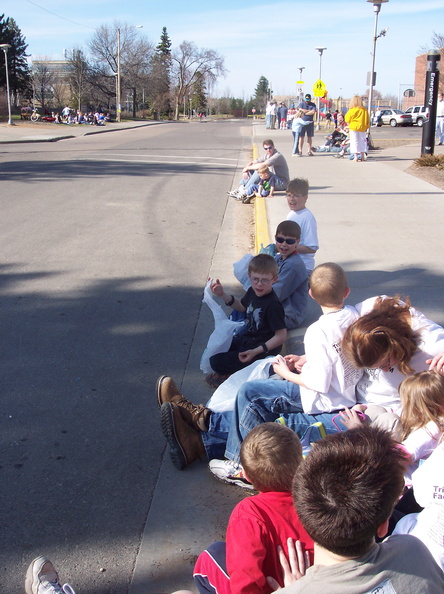 And all the children lined up in a row...