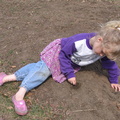 Lonnie playing in the dirt. . . The dirt was a popular place to play.
