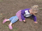 Lonnie playing in the dirt. . . The dirt was a popular place to play.