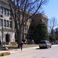 Even an hour before registration started, this is the line that greeted Joyce and me.