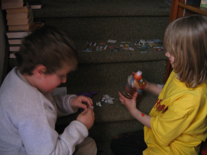 Lonnie and Harry keeping busy.