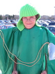 Donovan in his Pillowcase Munchkin costume.