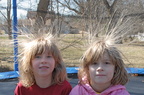 The trampoline can be an electrifying experience