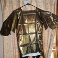 I haven't steamed or ironed this, soory, but you can see how the wings are attached only to the back of the costume