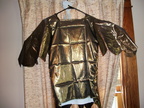 I haven't steamed or ironed this, soory, but you can see how the wings are attached only to the back of the costume